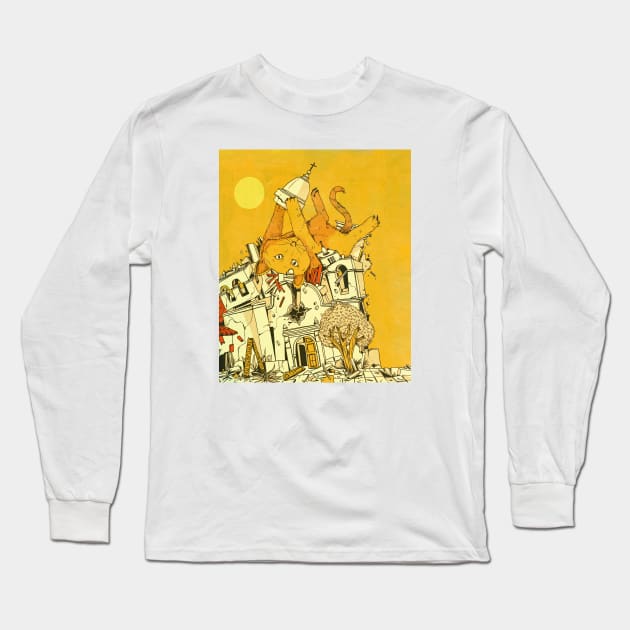 Cat Mission Long Sleeve T-Shirt by mhirshon